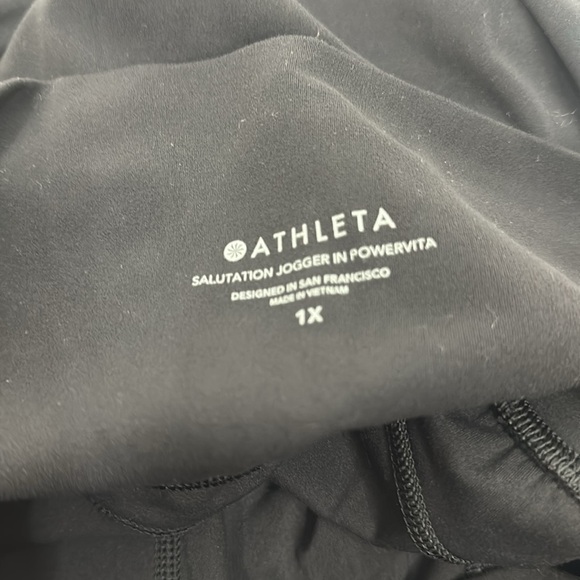 Athleta Salutation Jogger in Powervita black size 1X - Picture 9 of 12